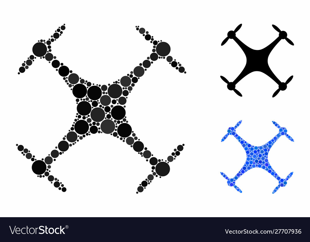 Airdrone composition icon circle dots