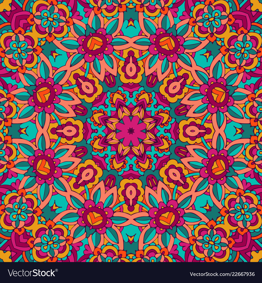 Colorful Tribal Ethnic Pattern