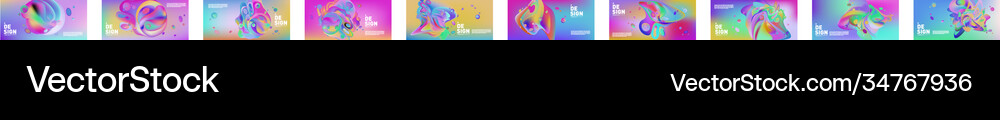 Creative geometric wallpaper trendy gradient Vector Image