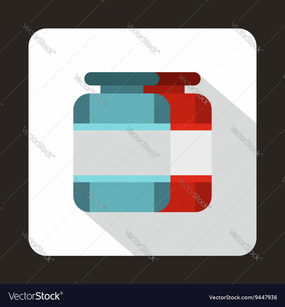 Nutritional supplement for athletes icon Vector Image
