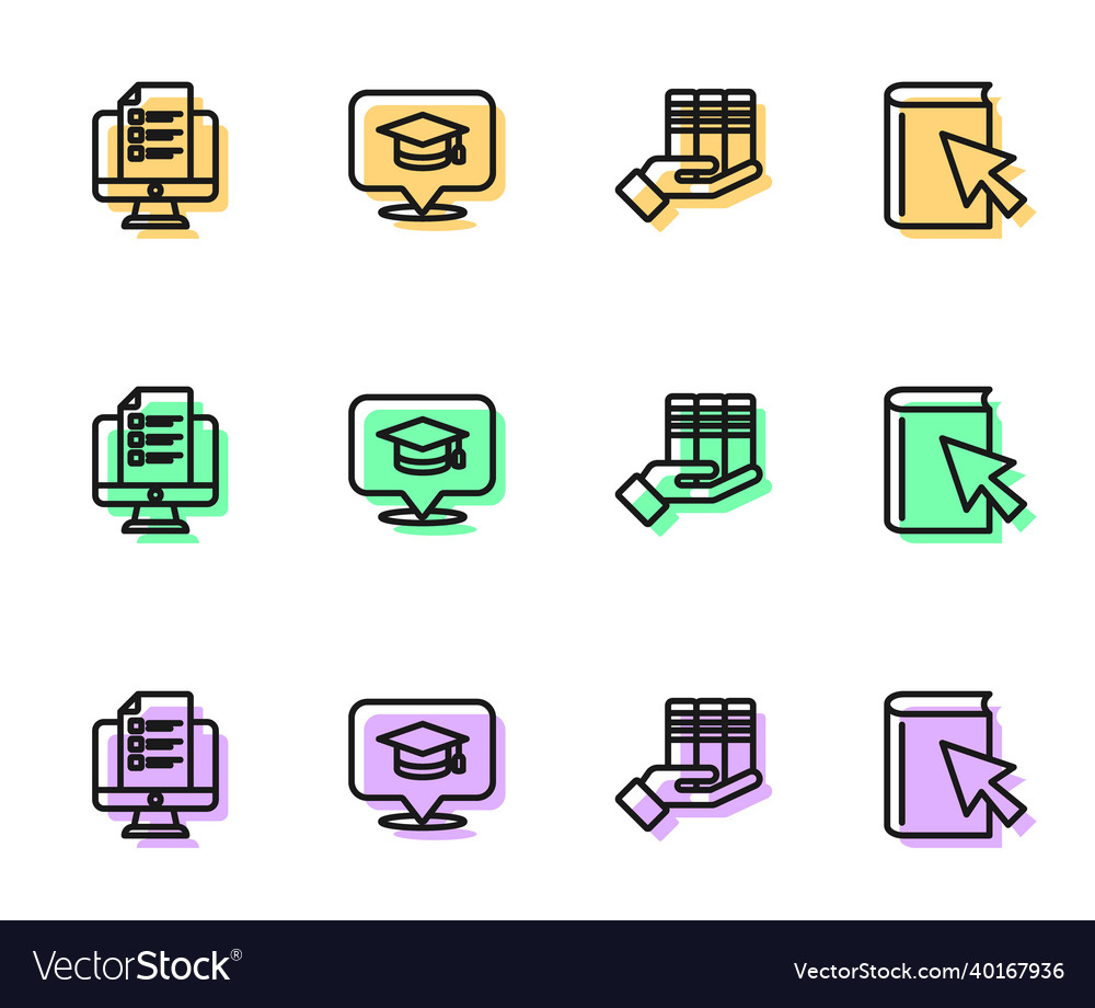 Set line book donation online quiz test survey