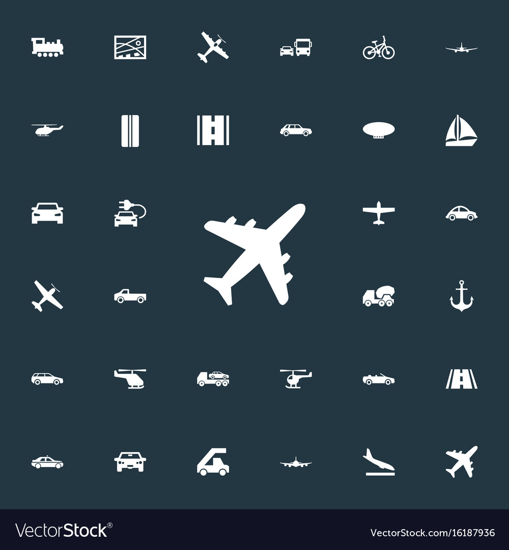 Set of simple shipment icons