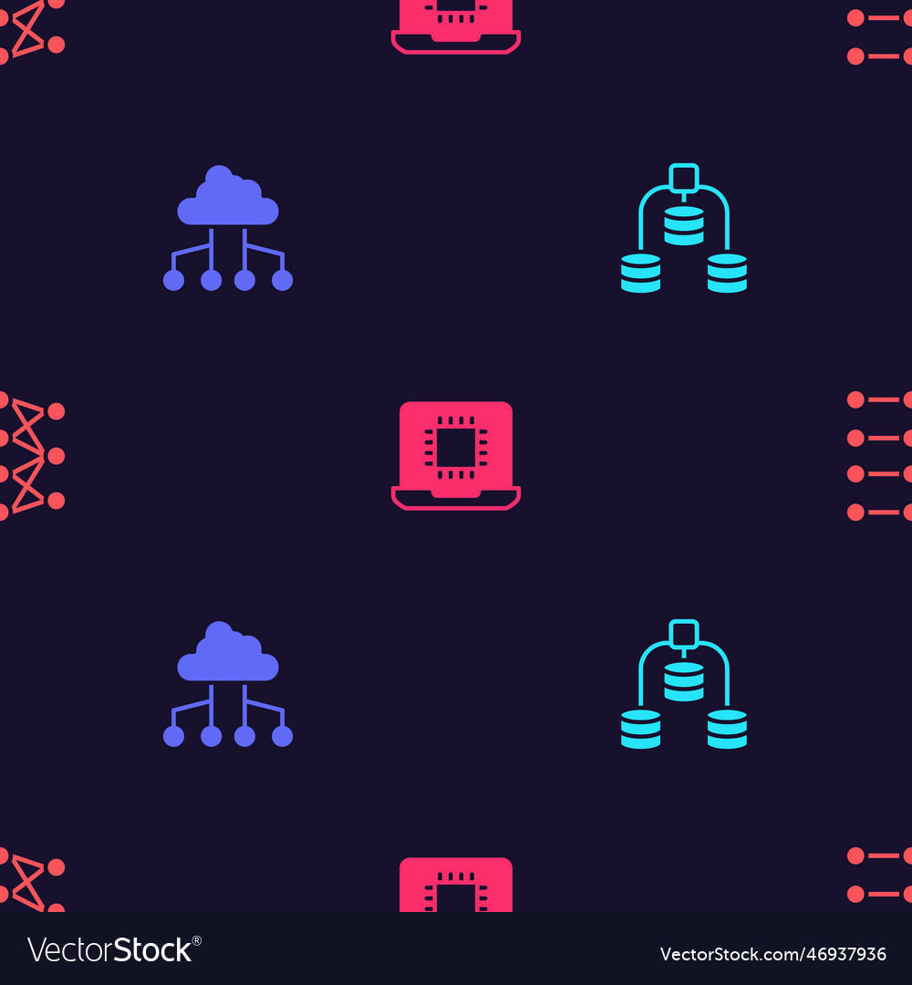 Set server data network cloud connection