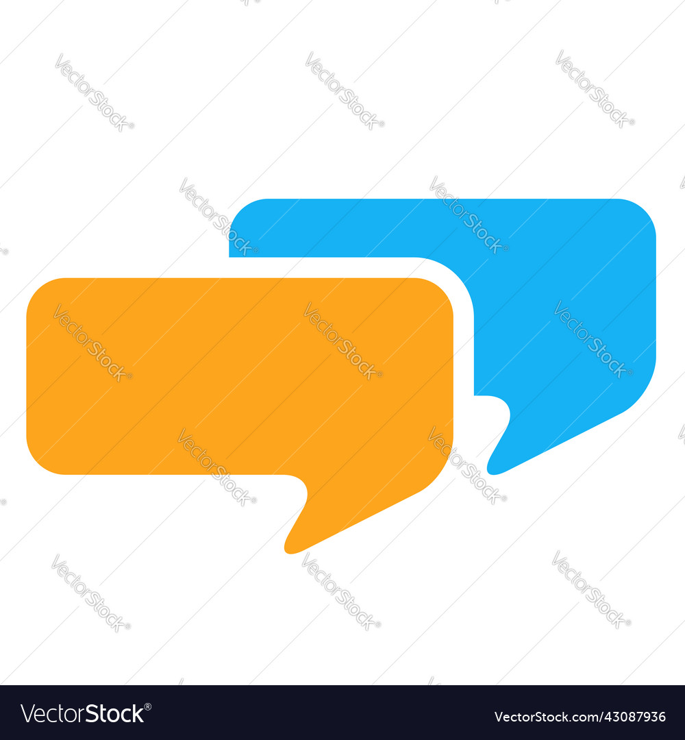 Speech talk bubble suitable for communication Vector Image Speech talk bubble suitable for communication
