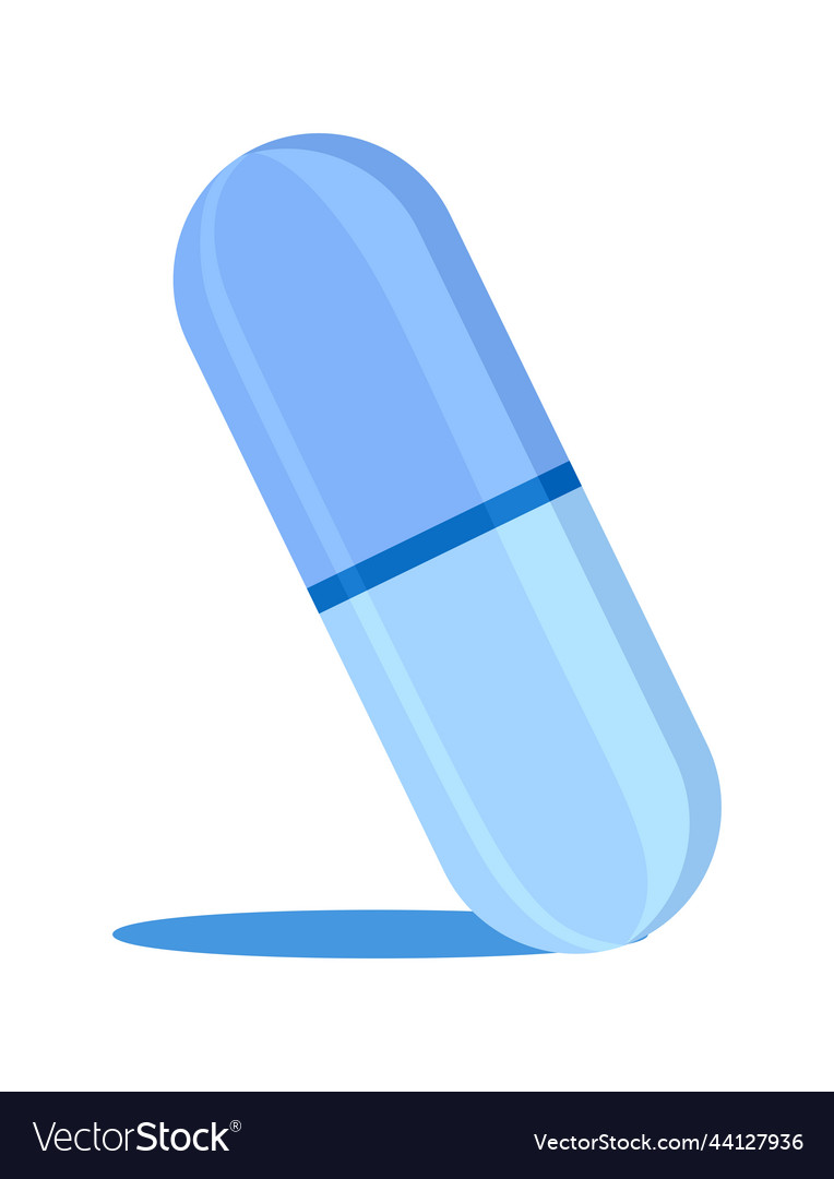 Tablet capsule capsule concepts from a medical Vector Image
