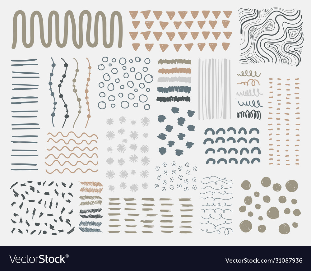 Variety decorative elements set Vector Image Variety decorative elements set