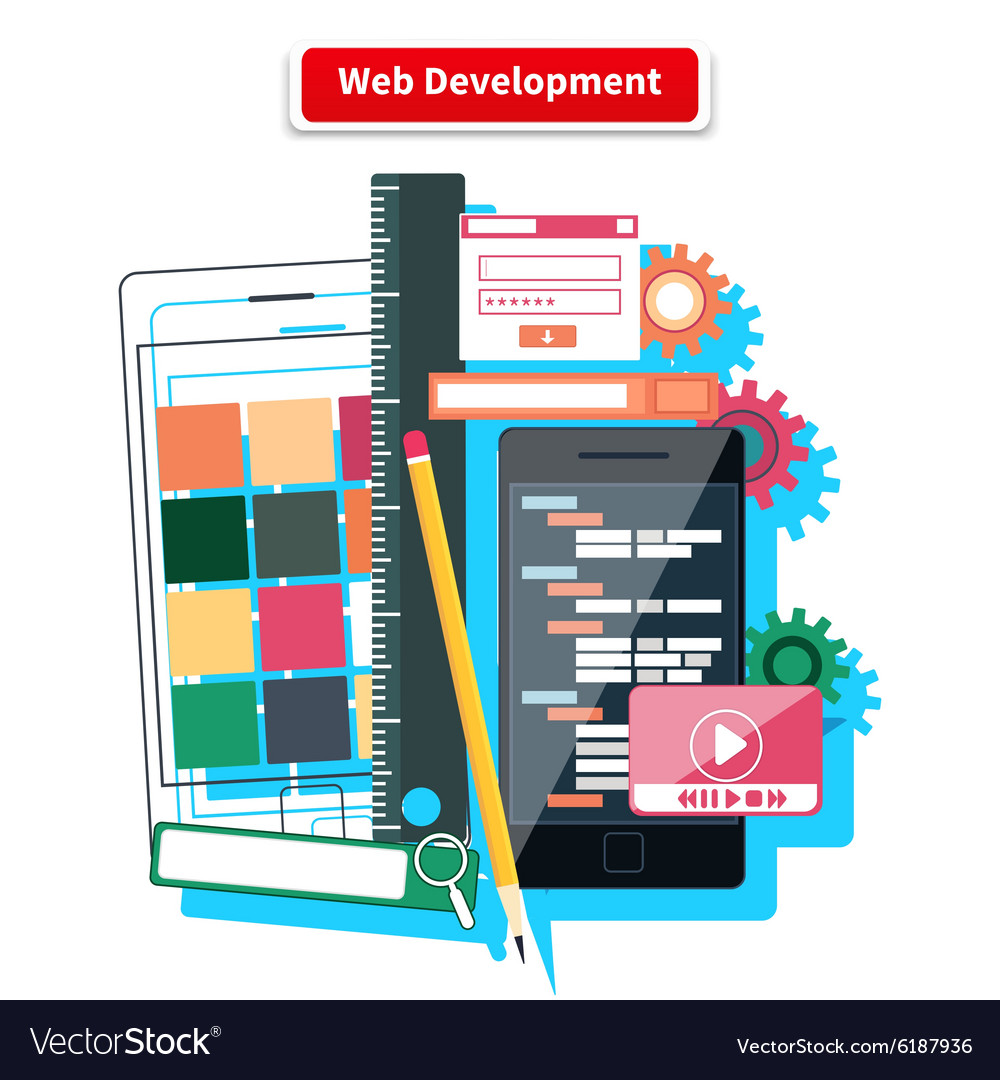 Web development concept