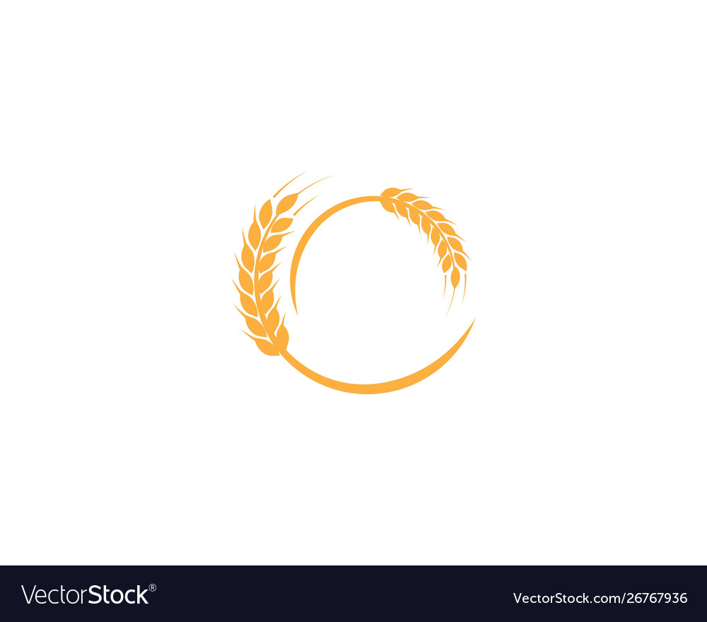 Wheat logo template