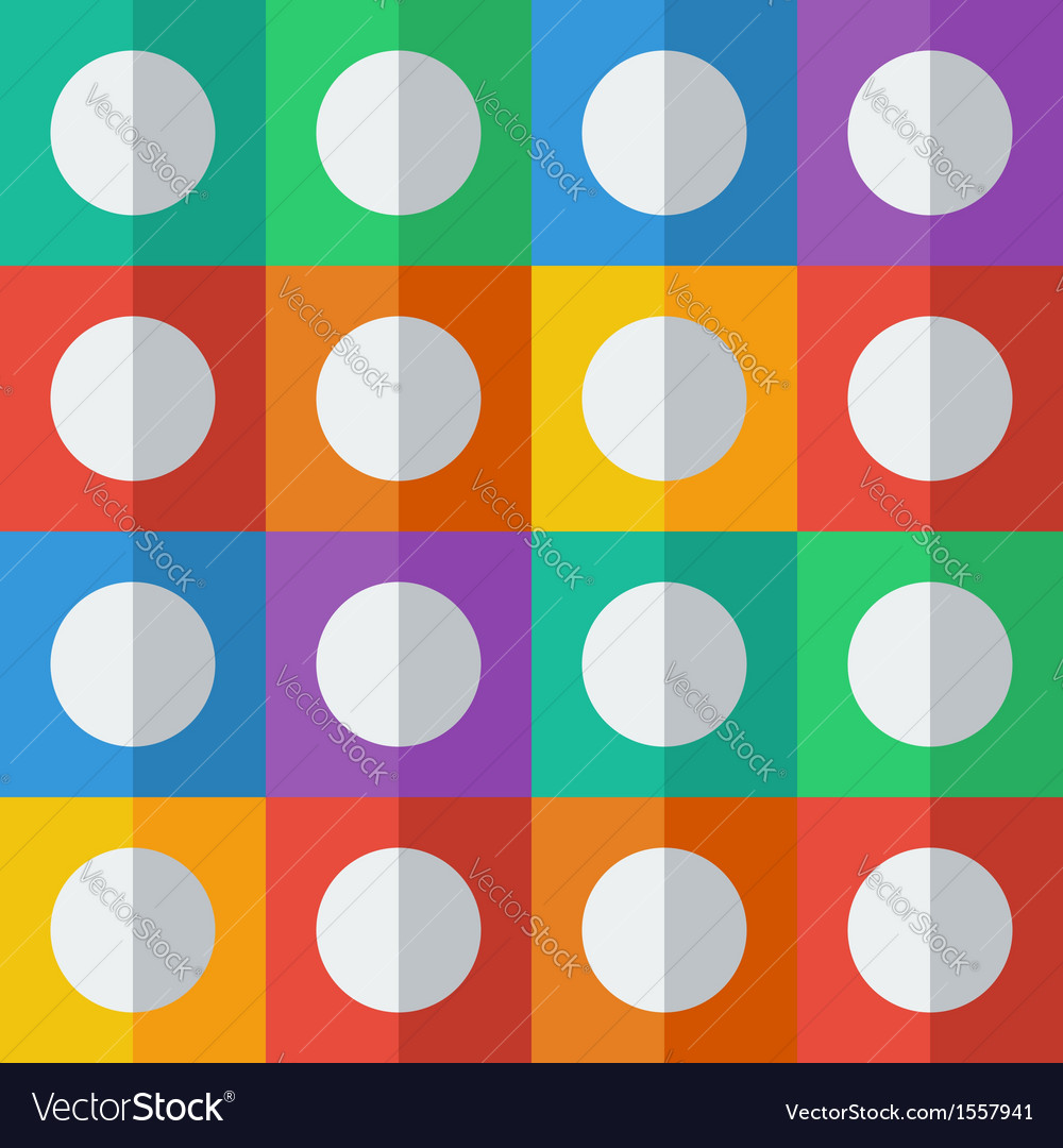 Flat Circle Pattern Background