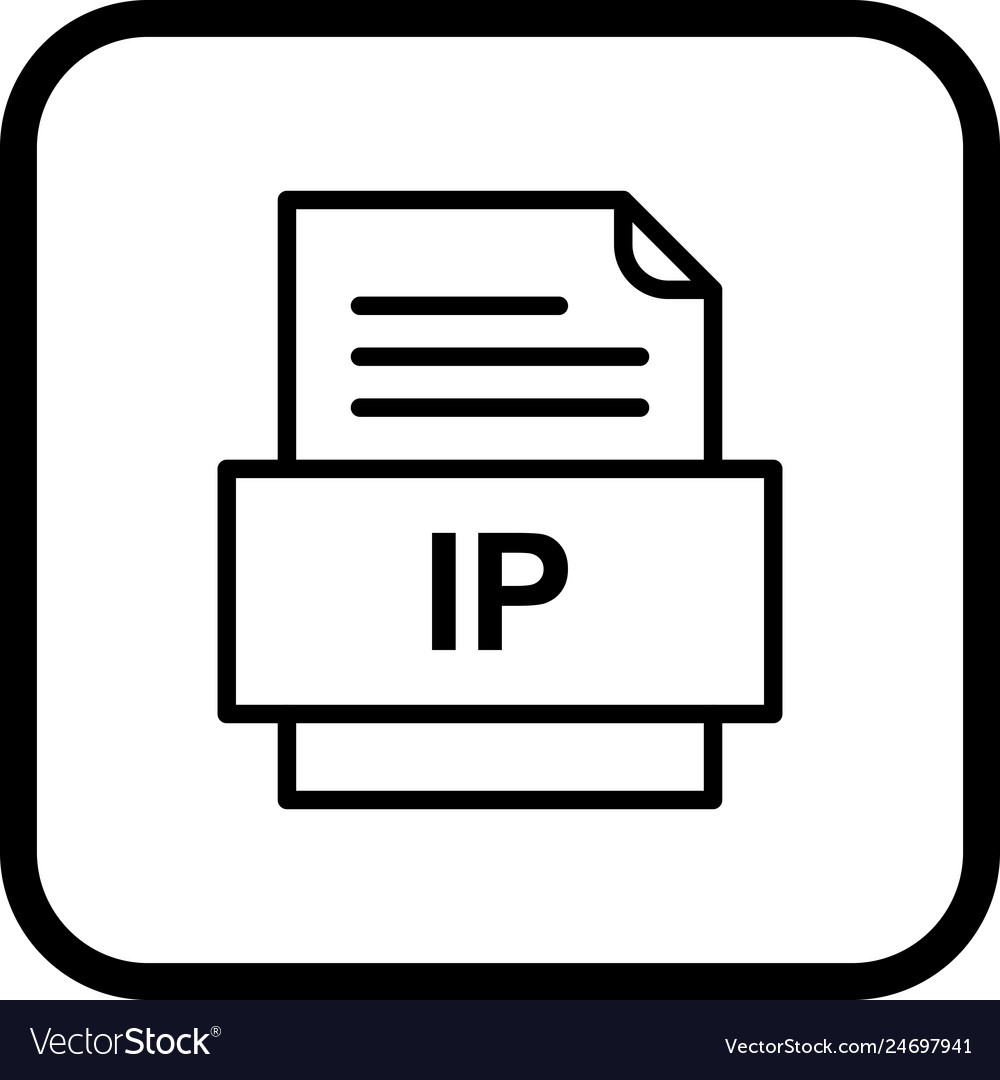 Ip file document icon