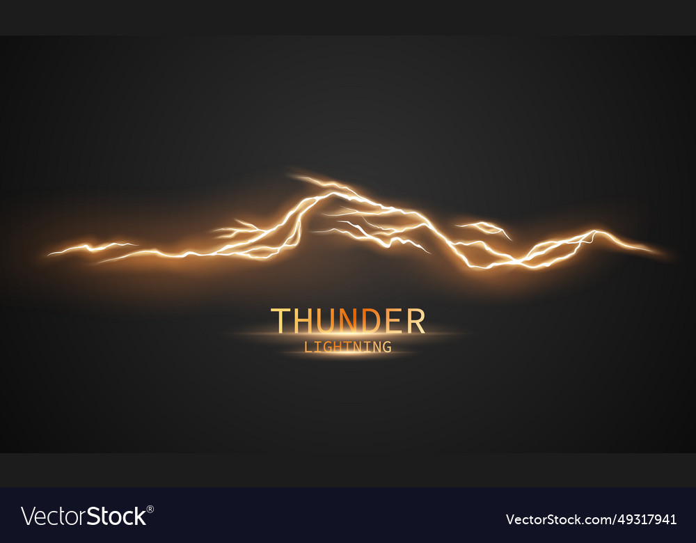 Lightning light effect background realistic flash