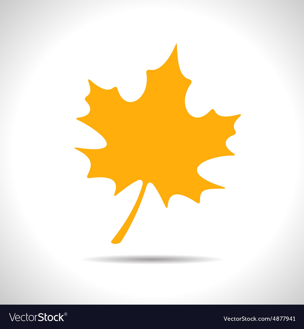 Maple leaf icon eps10