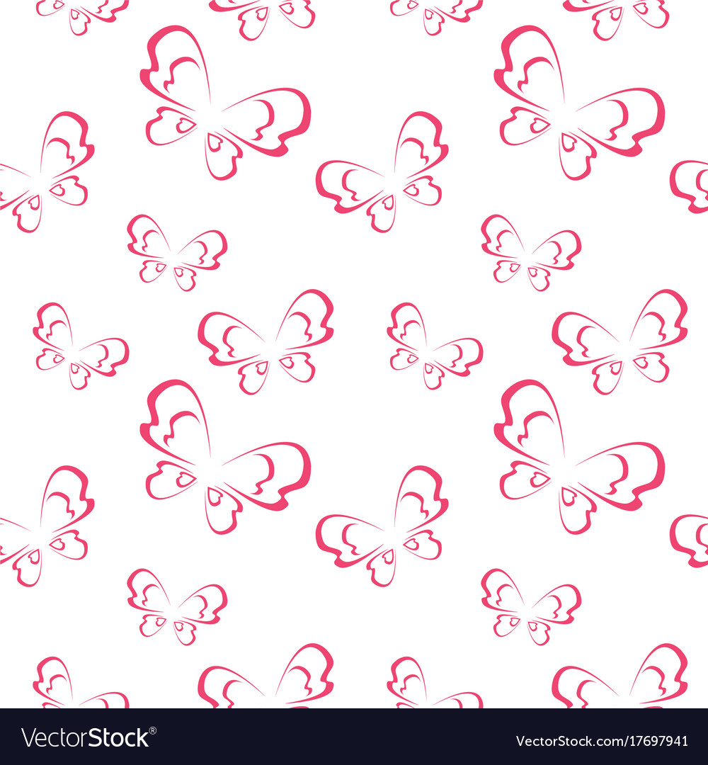 Seamless pattern of sketch