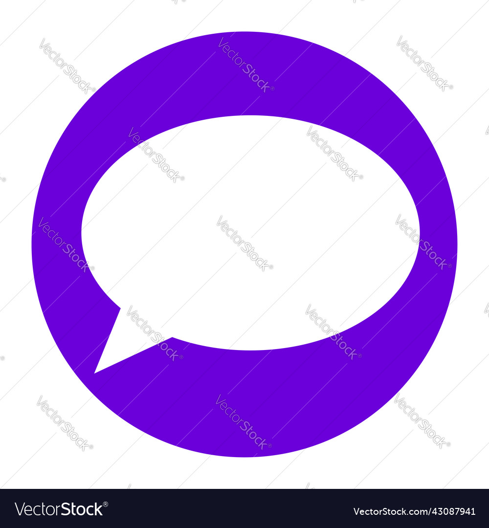 Speech talk bubble suitable for communication vector image Speech talk bubble suitable for communication