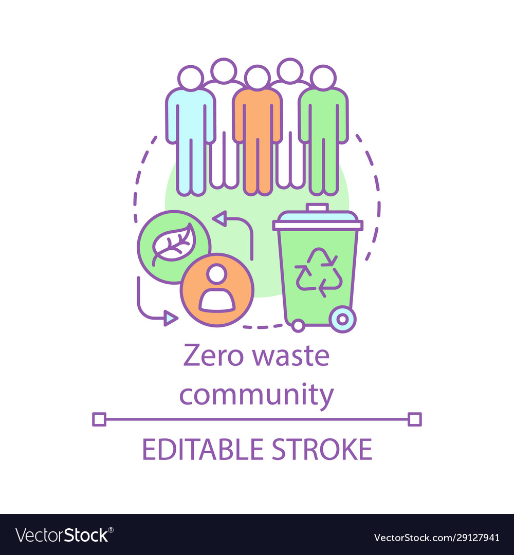 Zero waste lifestyle community and eco friendly