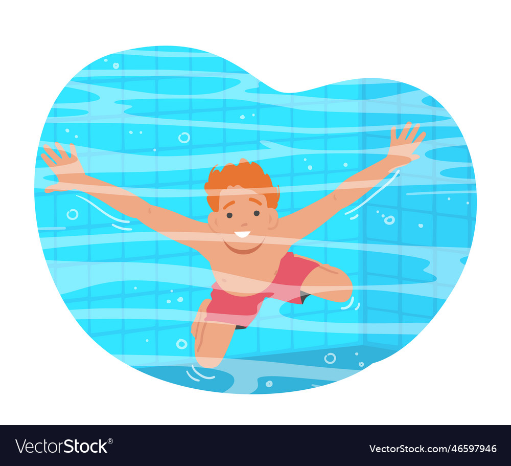 Child Splashing in Pool