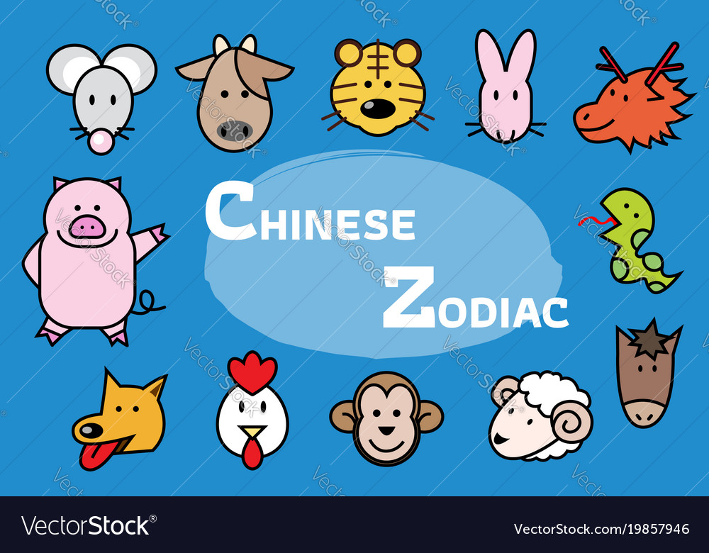 Chinese Zodiac Animal Icons