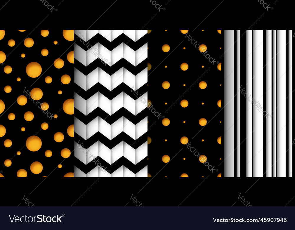 Collection of fall patterns with simple