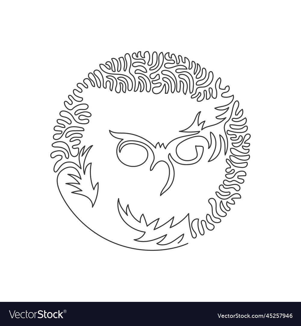 Continuous one curve line drawing of beautiful