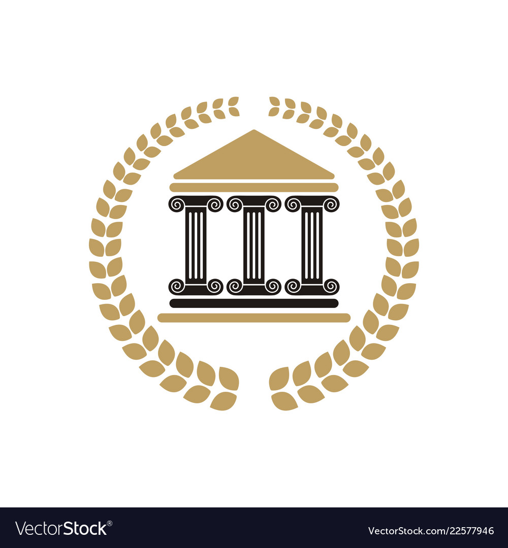 Law firm logo Royalty Free Vector Image - VectorStock