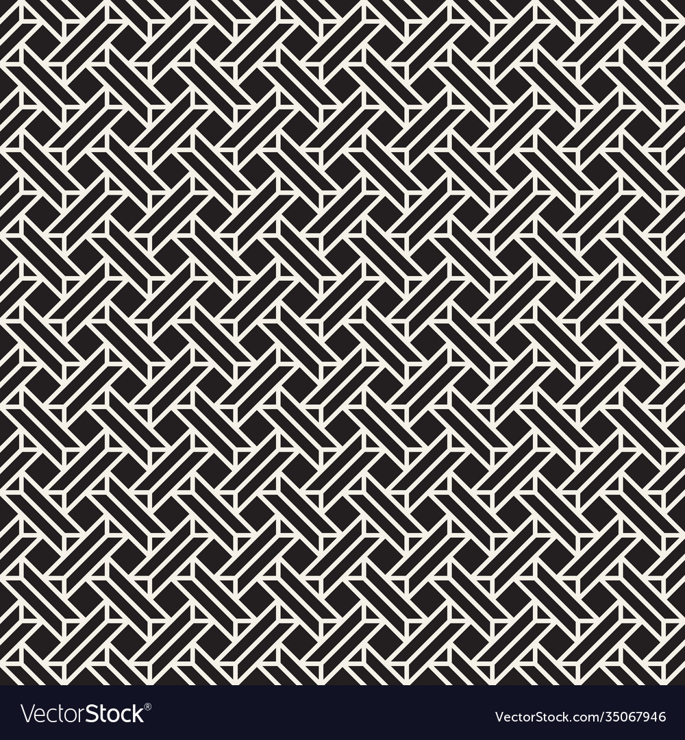 Seamless pattern repeating geometric lines vector image Seamless pattern repeating geometric lines