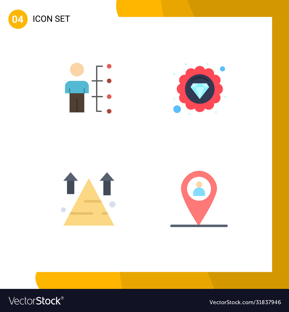 Set von Flat Icons - People & Location