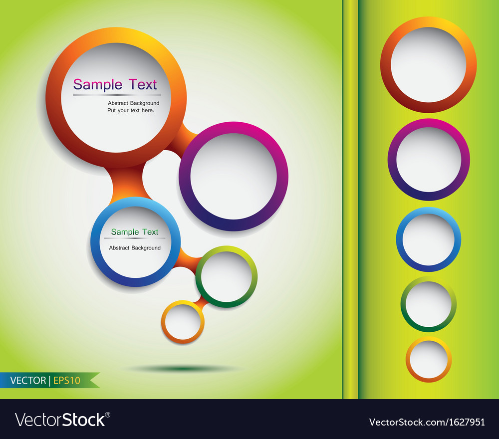 abstract web bubble design royalty free vector image bubbledesign