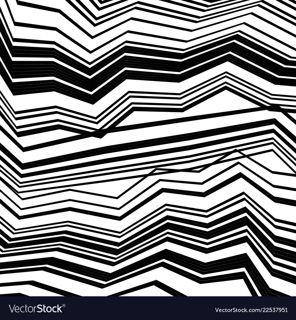 Black zigzag pattern