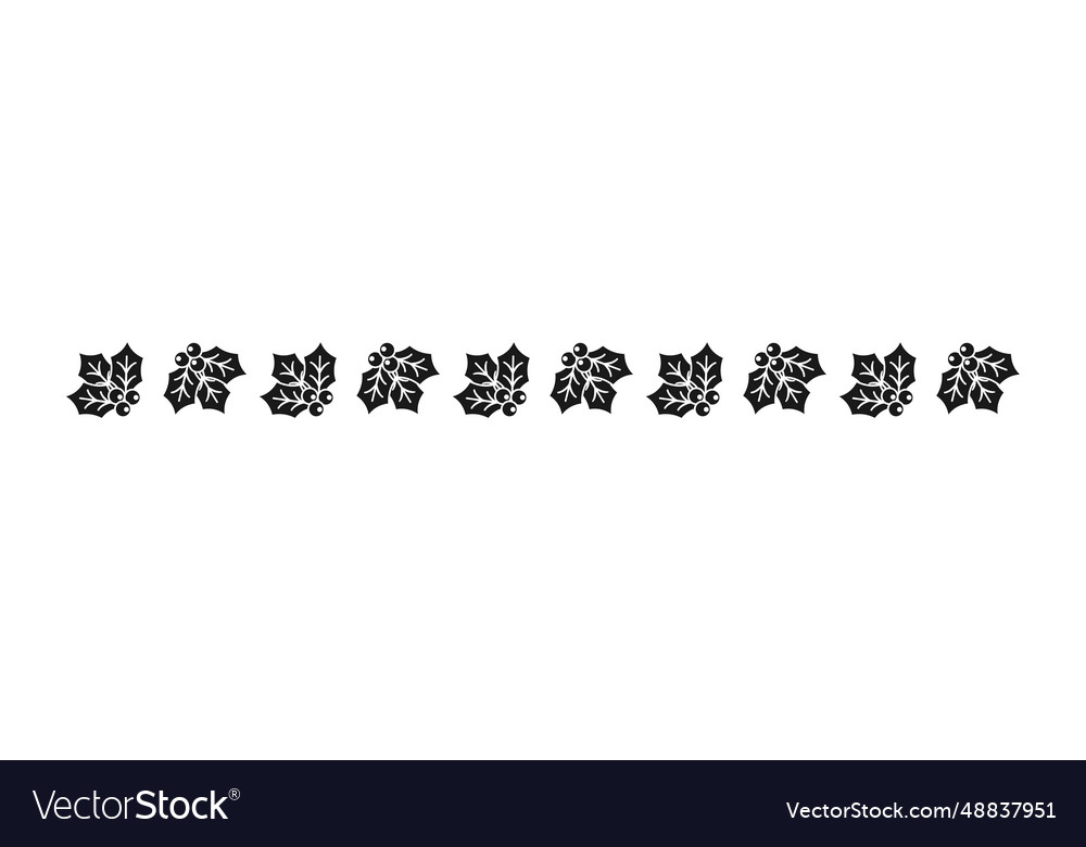 Christmas themed decorative border and text vector image Christmas themed decorative border and text