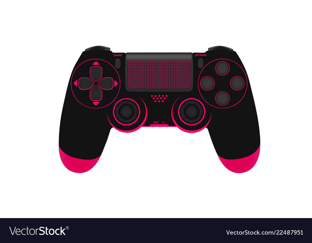 Gamepad for a console game vector image Gamepad for a console game