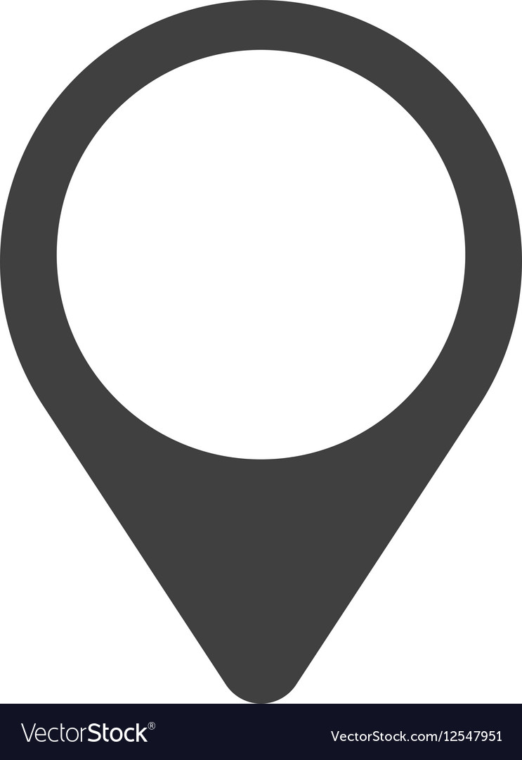 Gray Map Pointer Icon
