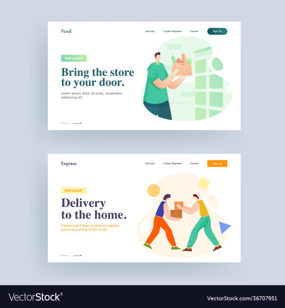 Landing page or web banner design for bring