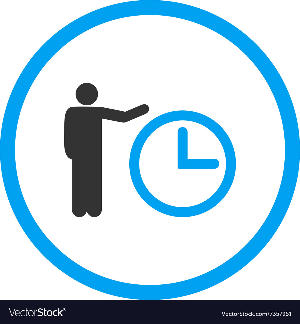 Time show circled icon