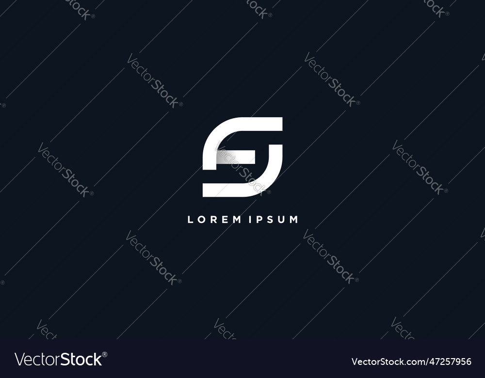 Letter e logo design with font combination