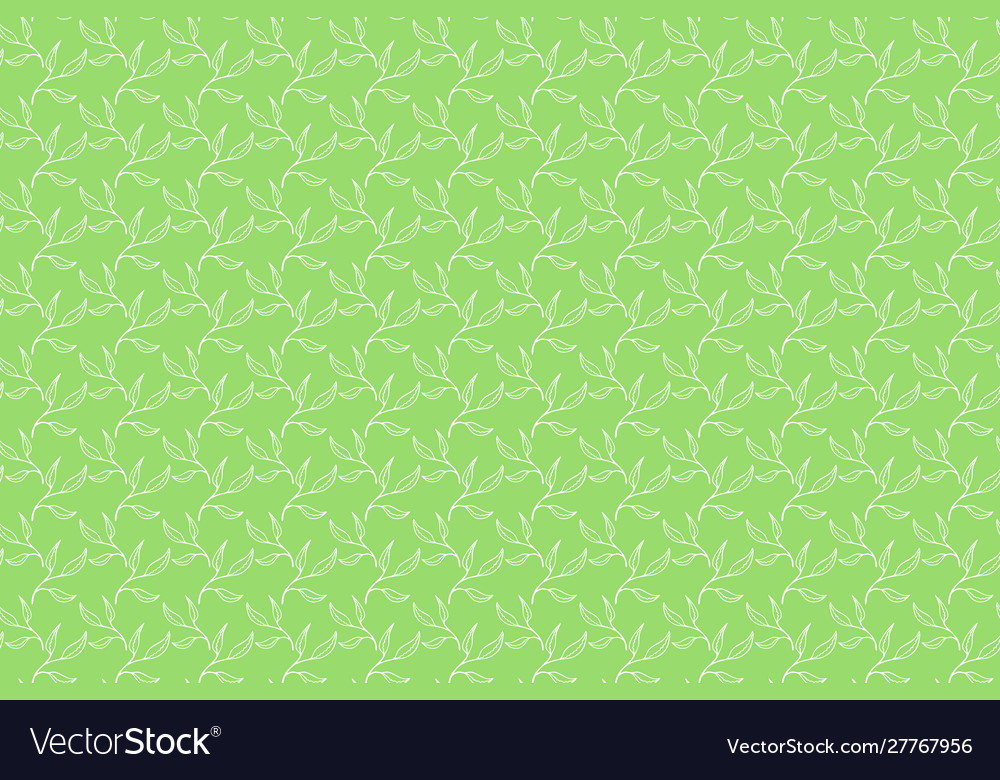 Line art leaf pattern doodle leaves