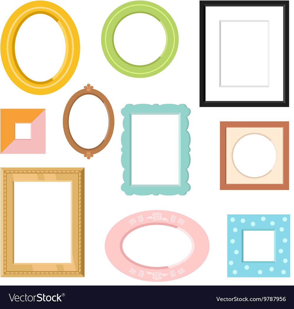 Photo frame isolated