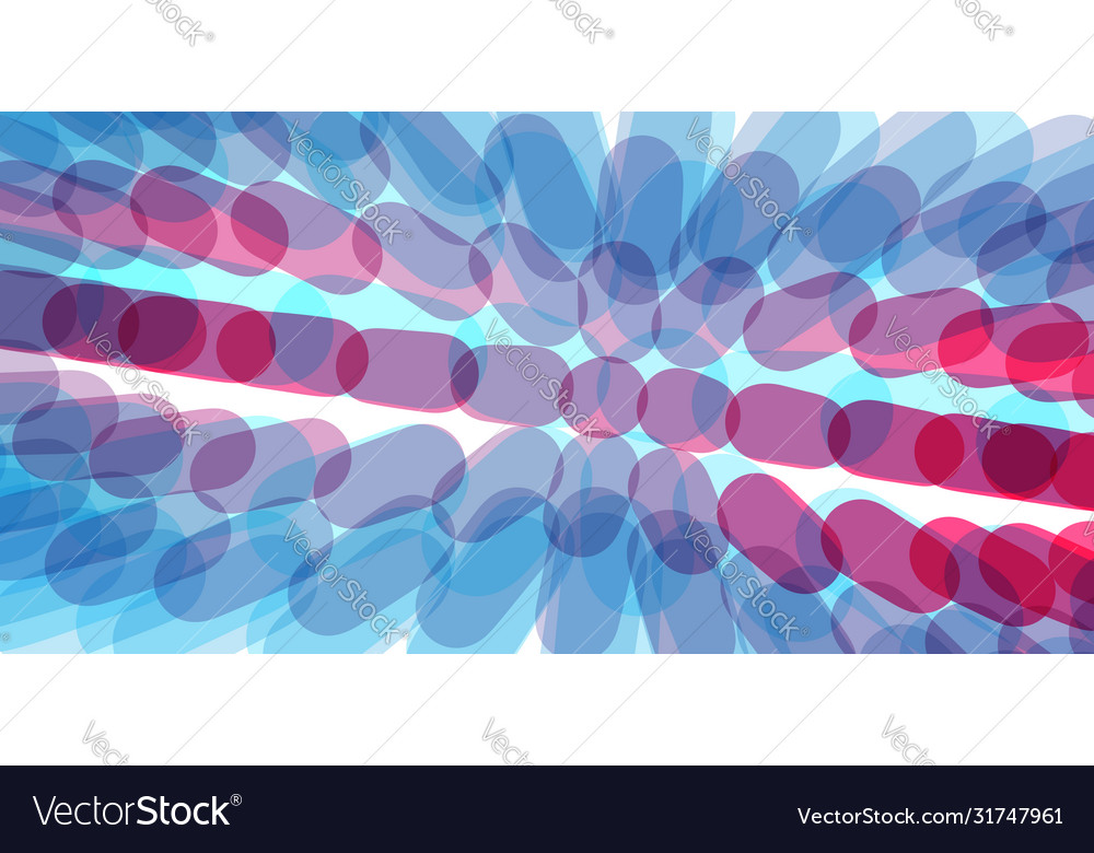 Abstract background with overlapping ovals