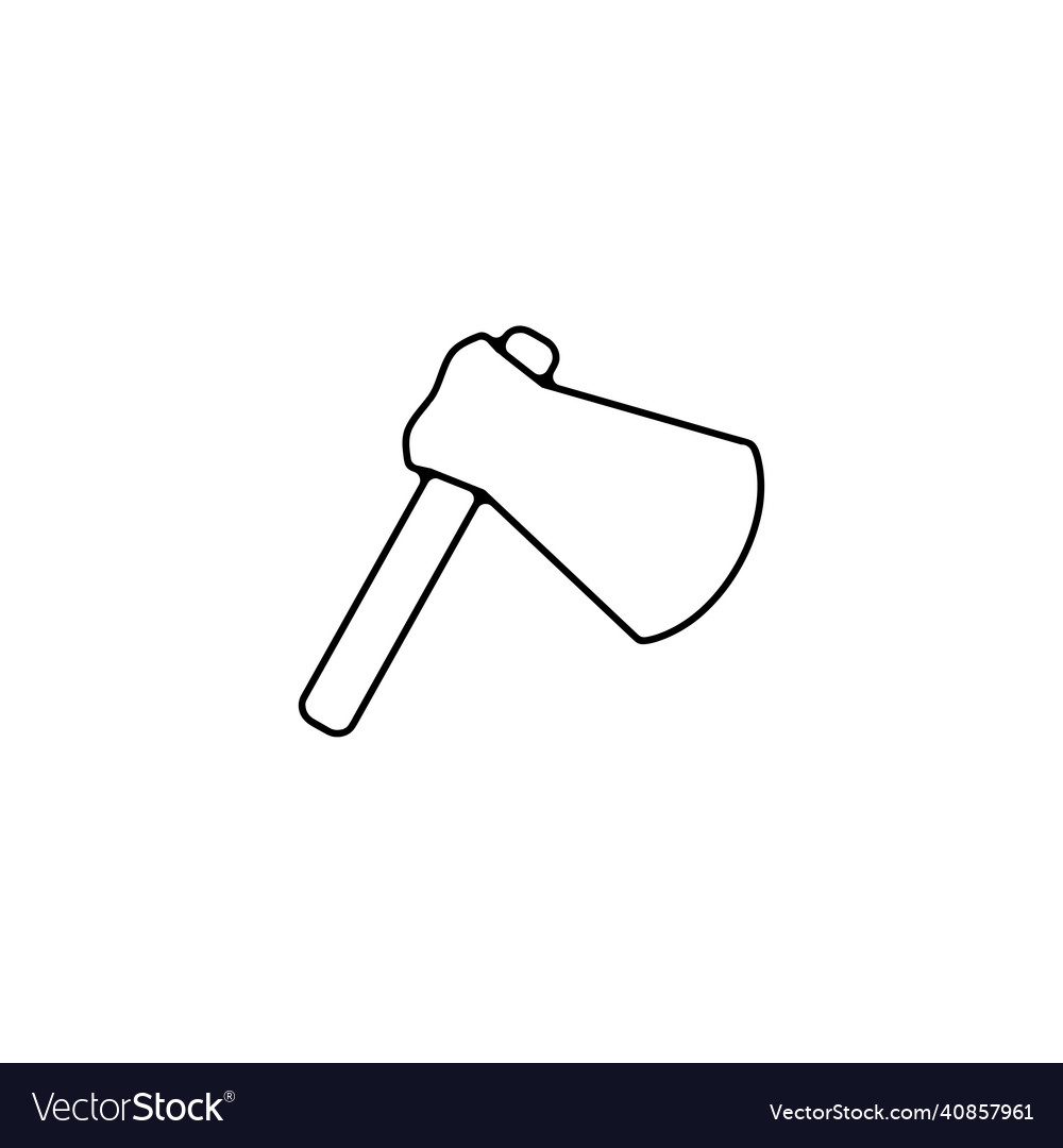 Ax thin line icon tool linear outline