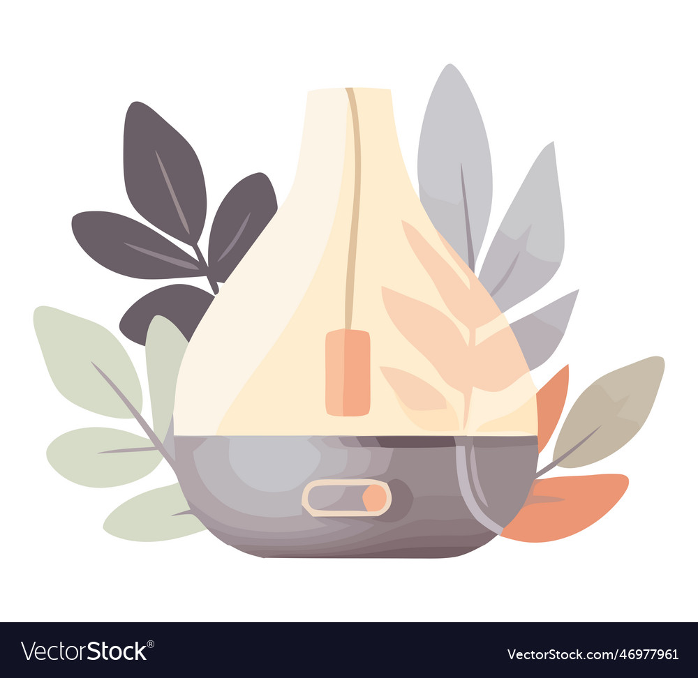 Electronic aroma diffuser with power button