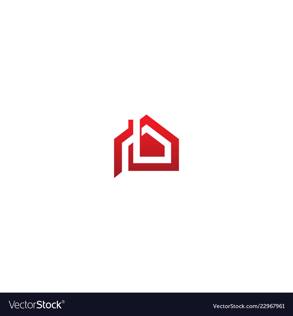 House roof business realty logo