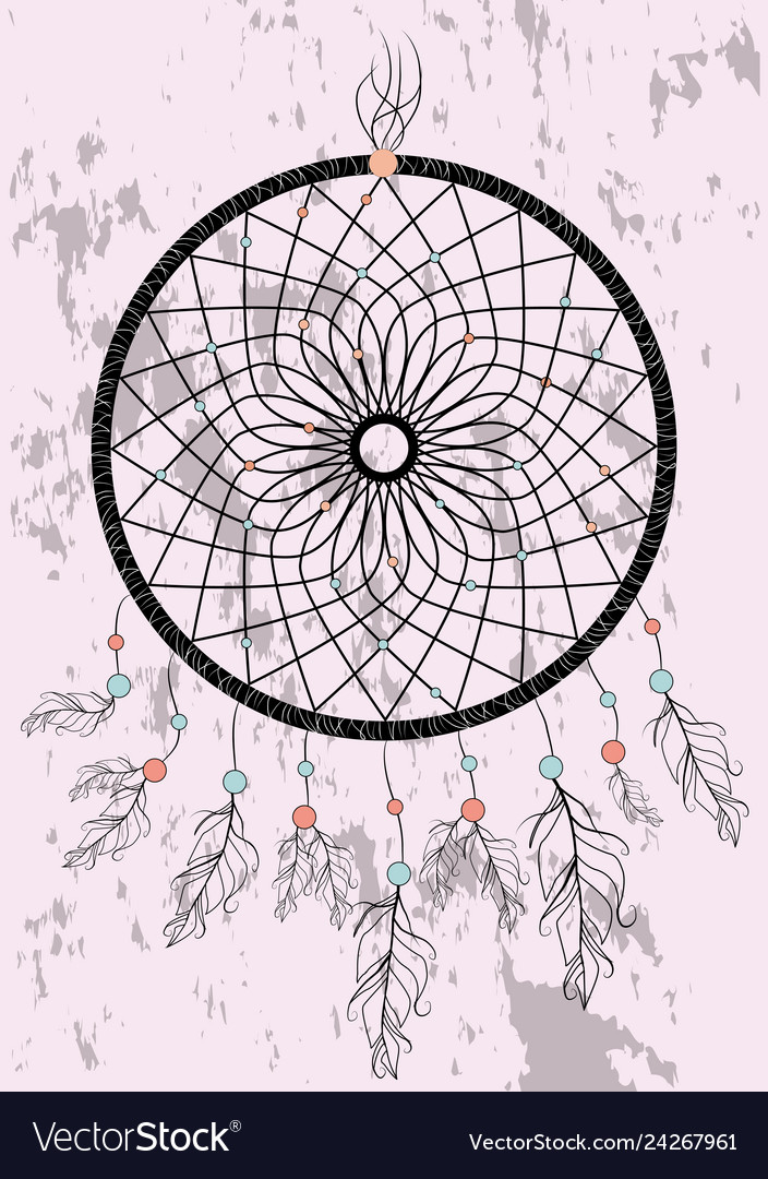 Native american indian dream catcher traditional