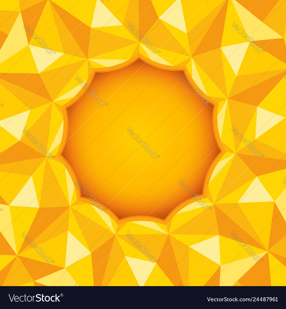 Polygonal Sunburst
