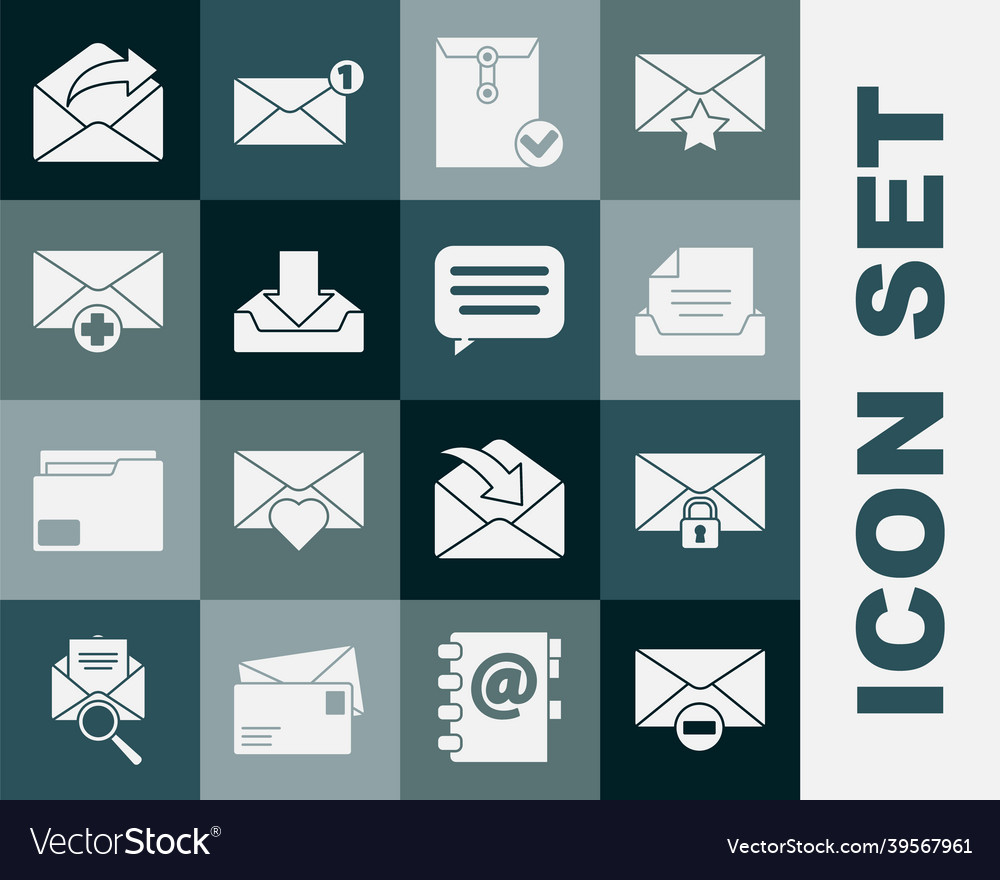 Set delete envelope mail message lock password