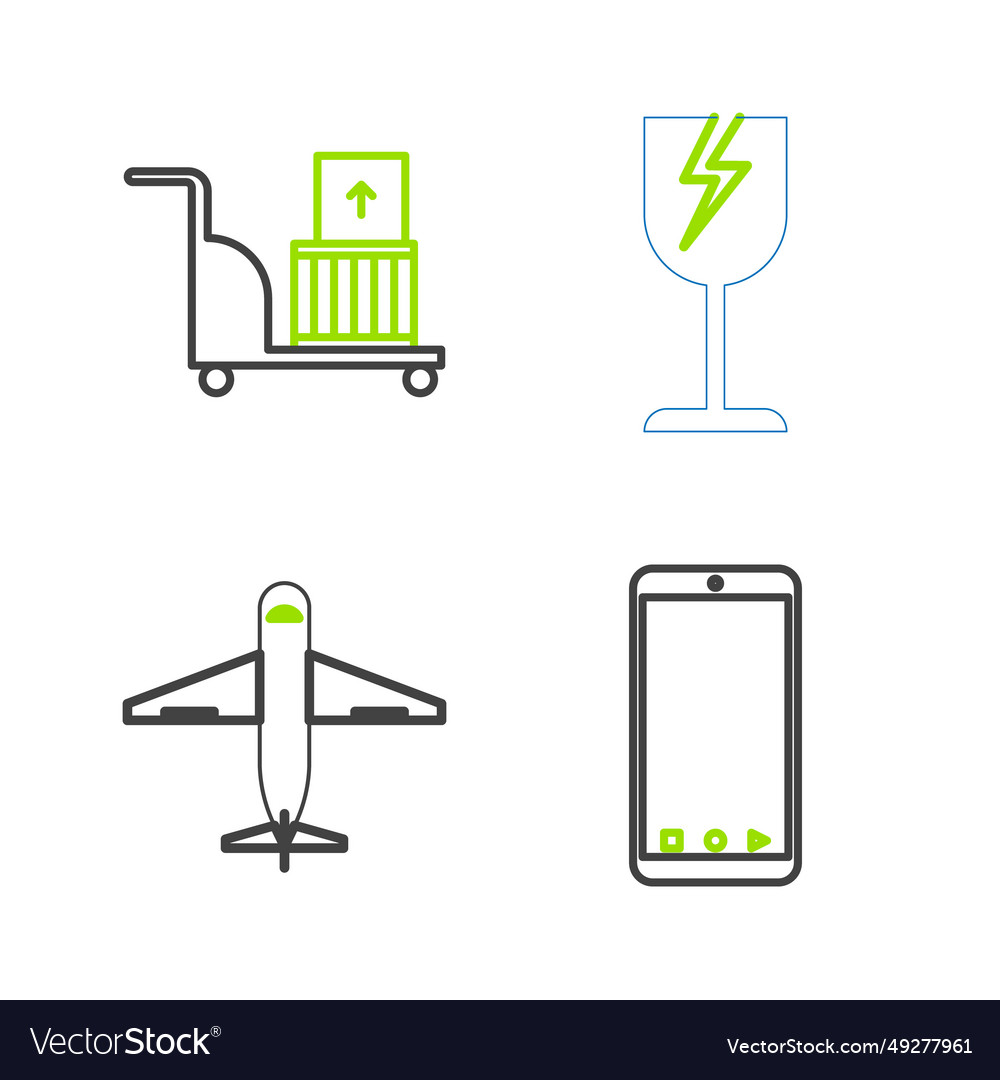 Set line mobile phone with app delivery tracking