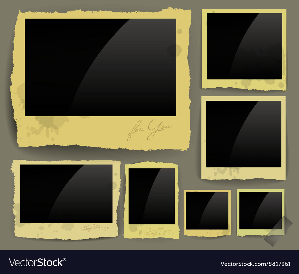 Torn Paper Frames