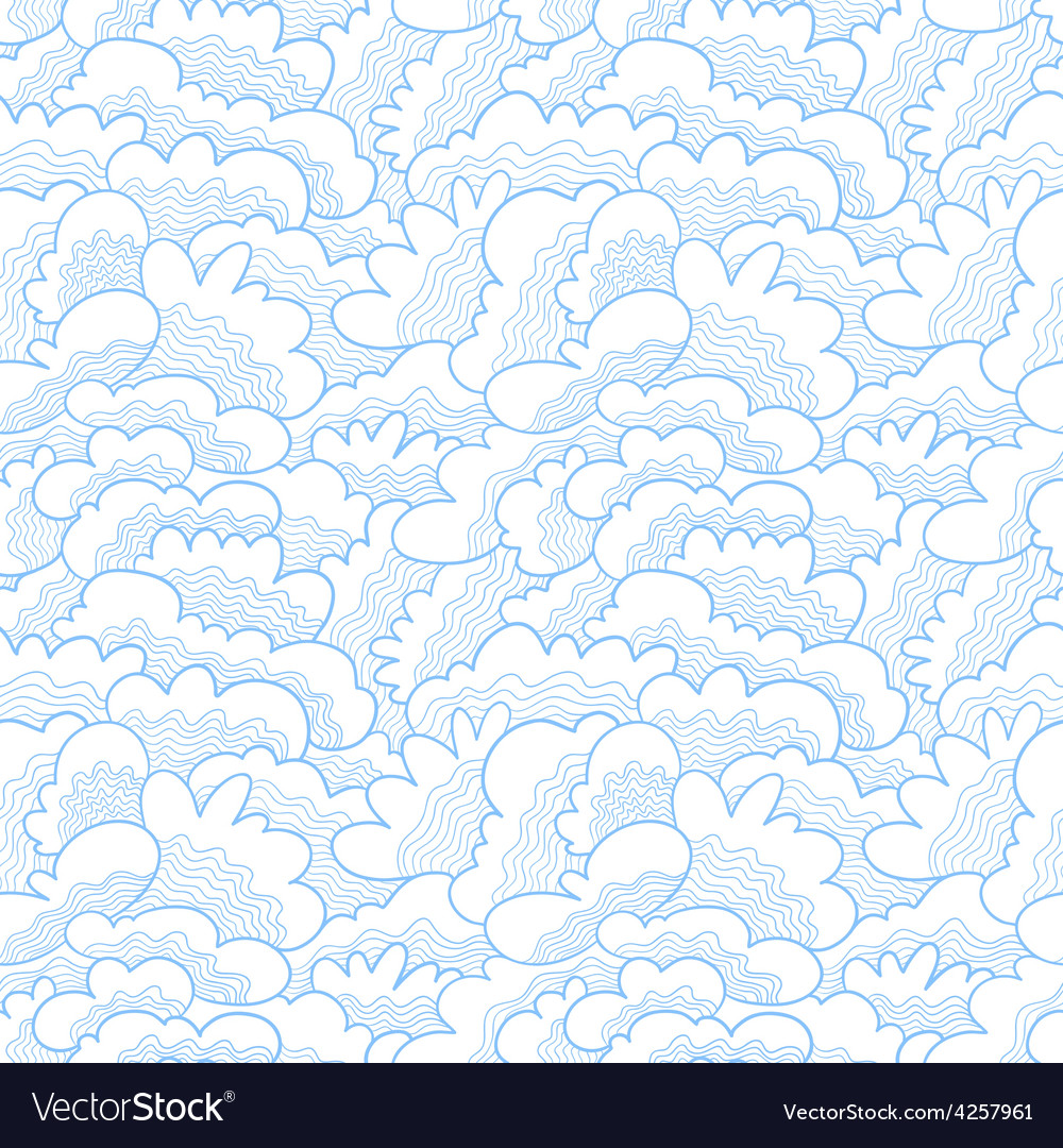 Waves seamless pattern