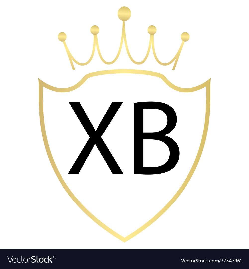Xb letter logo design with simple style