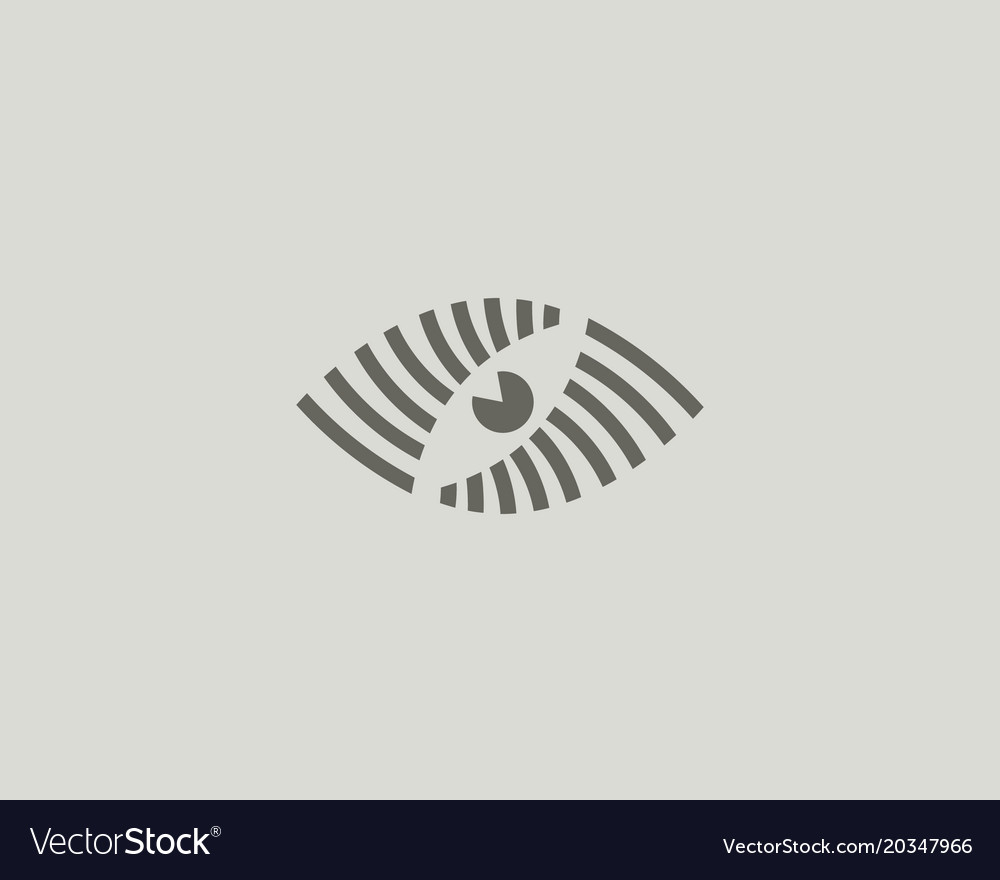 Abstract eye logo design creative camera