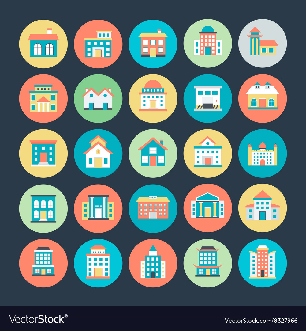 Building Icon Set