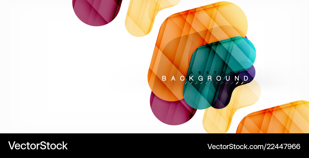 Colorful glossy arrows abstract background Vector Image